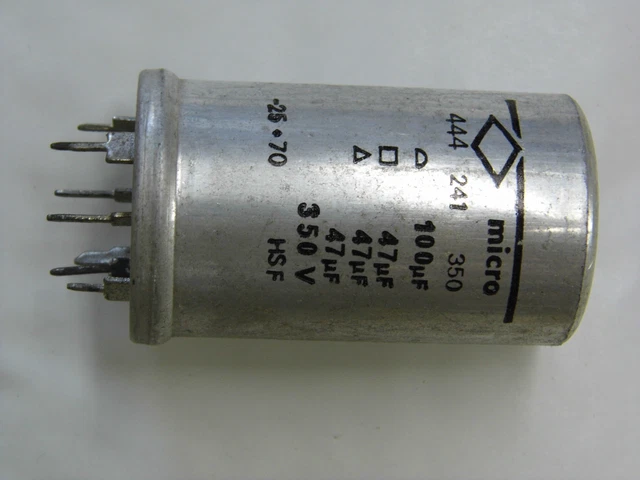 Lot De 10 Condensateurs électrochimiques 4,7µF 63V, Marque SIC SAFCO