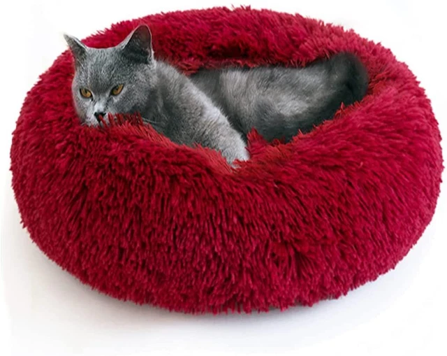 Calming Dog Beds for Small Medium Large  Donut Washable Dog Bed Sofa Mat Keenel 4