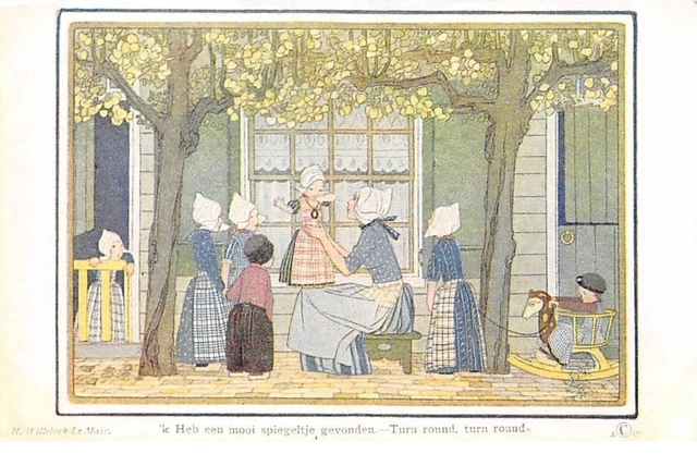 Illustrateur - n°61562 - H. W. Le Mair - Old dutch nursery Rhymes Hollandsche
