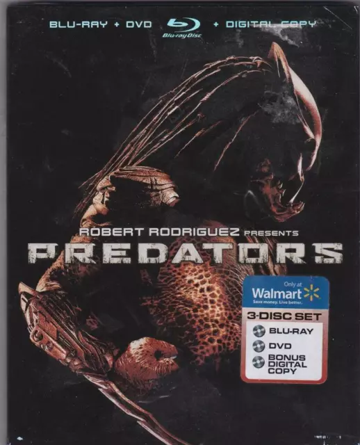 Predators (Bluray + DVD + Digital Copy) w/Activation Code