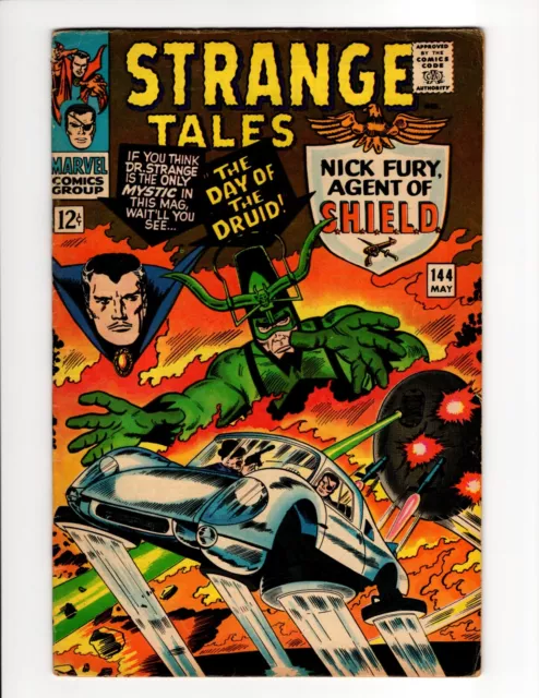 Strange Tales #144 May 1966 Dr Strange & Nick Fury 1st Jasper Sitwell ~ G/VG