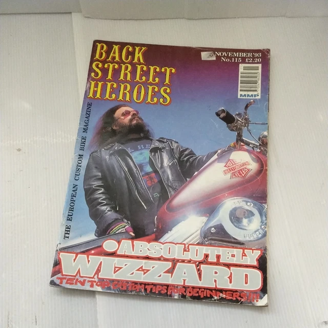BACK STREET HEROES BSH Motorcycle Bike magazine issue 115 November 1993 ...