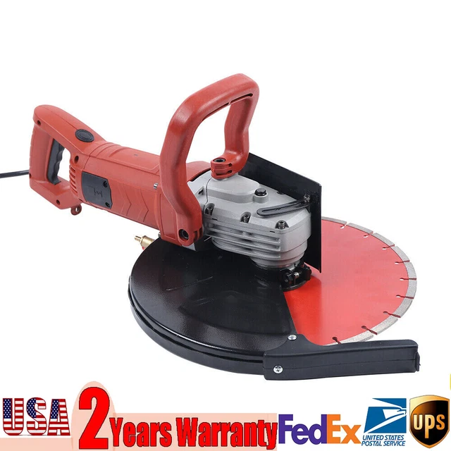 14& CIRCULAR CONCRETE Cut off Saw Wet Dry Concrete Saw Cutter w/Water