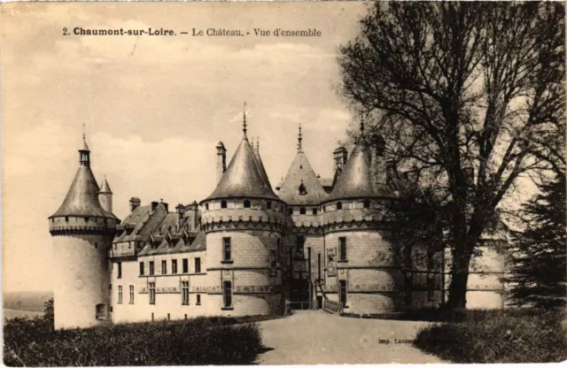 CPA Chaumont sur Loire Le Chateau, overview FRANCE (1287870)
