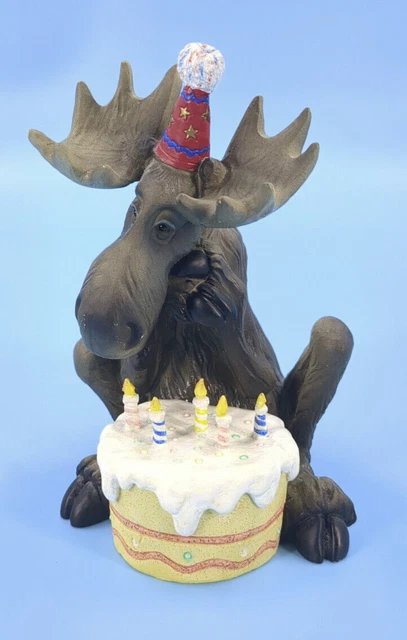 Bearfoots Moose Birthday Cake Celebration Jeff Fleming Big Sky 2002