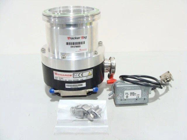 BOC Edwards Turbomolecular Turbo Vacuum Pump EXT255H, EXDC160 Controller, Screen