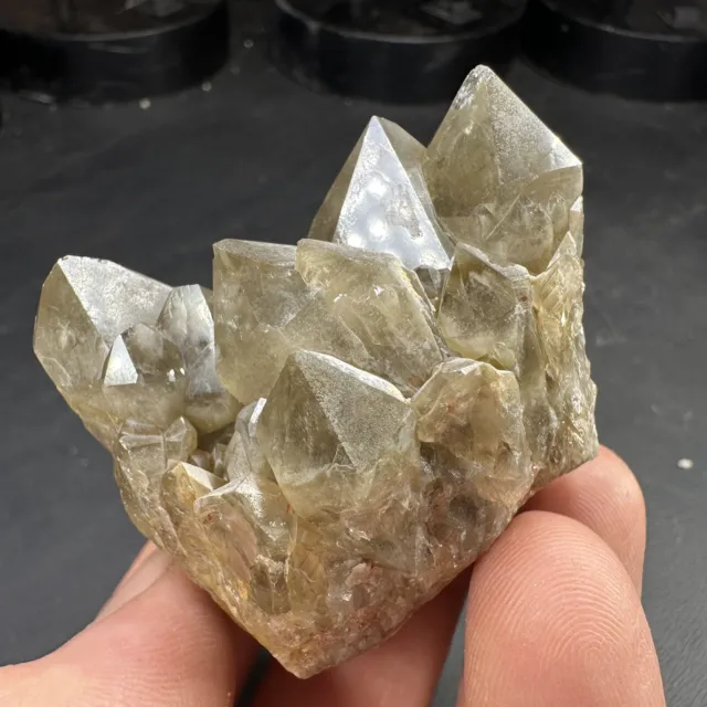 Irradiated Green Citrine Quartz Crystal from Private Georgia Location