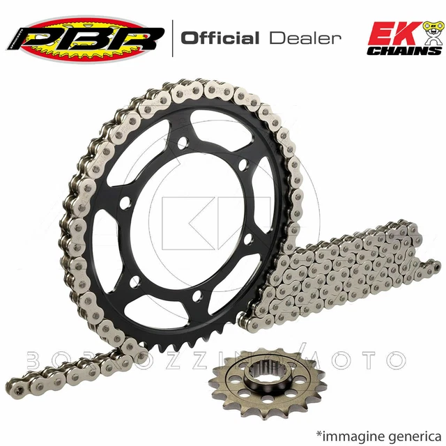 KIT CATENA CORONA PIGNONE PBR / EK PER MALAGUTI