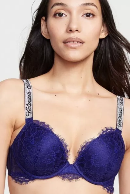 Victoria's Secret push up Very Sexy shine strap bra Rhinestones