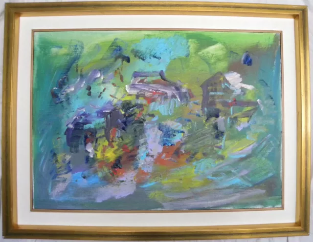 Ernesto TRECCANI (Milano 1920-2009) NEVE A MACUGNAGA Olio su tela 50x70 anno1997