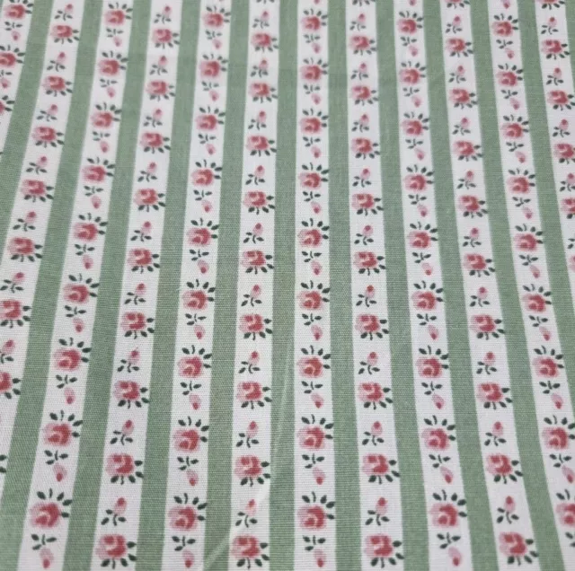 100% Cotton Poplin - Rose & Hubble Fabric - Ditsy Vintage Pink Floral  Material
