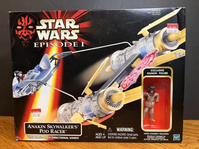 1998 NEW Star Wars Episode 1 Anakin Skywalker's Pod Racer Phantom Menace Hasbro