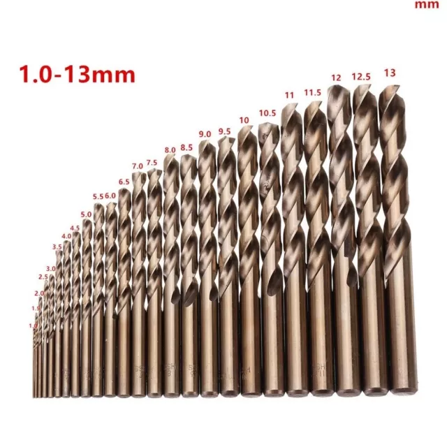 10Pcs Hss Co Straight Shank, 5.5Mm Drill Bit Foret Metal 4Mm Twist Drill  Bits for Stainless Steel Iron Plate (4.0mm 10pcs per Box/Full Grinding  4341) 