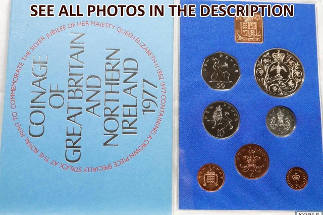 NobleSpirit No Reserve (JR) 1977 Great Britain & North Ireland GEM 7pc PROOF Set