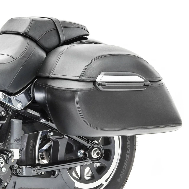 Valises Latérales Craftride K3 33L Pour Indian Scout/Sixty – Sacoches Rigides, Kit De Montage, Look Custom, Cuir Synthétique Mat