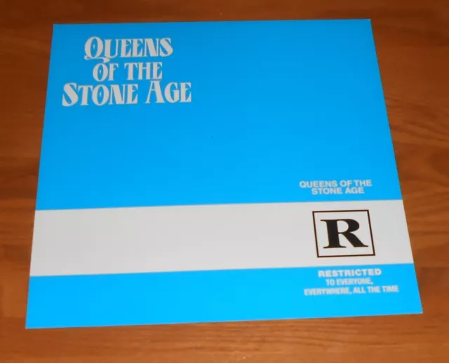 Queens of the Stone Age Restricted Poster 2-Sided Flat Square 2000 Promo 12x12 2