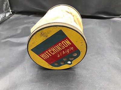 Ancien gonfleur à main publicité HUTCHINSON ancienne pompe vintage 