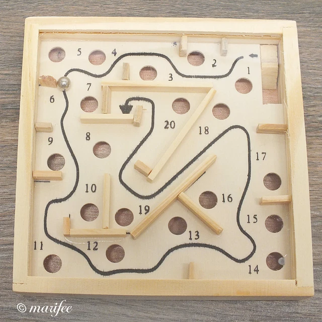 Kugellabyrinth-Würfel – 3D-Labyrinth Spiel Mit Kugel Für Konzentration & Gedächtnistraining