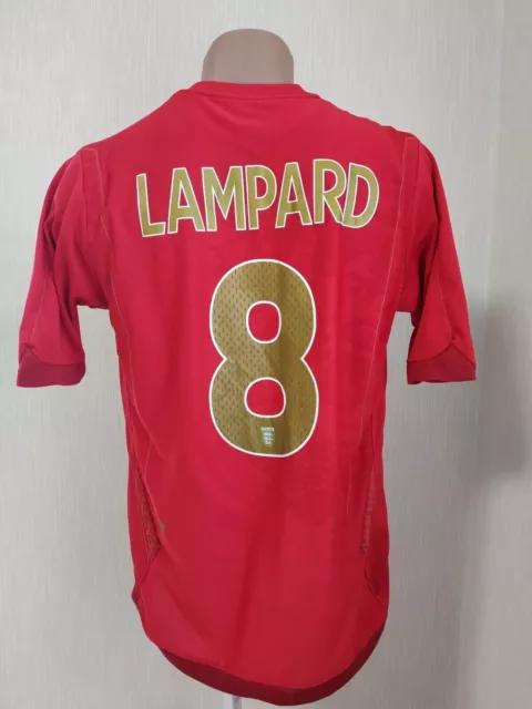 Maillot extérieur équipe nationale de football Angleterre 2006/2008 Lampard...