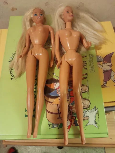 Konvolut Barbie Puppen 2 Stück . Under anderen Made in China