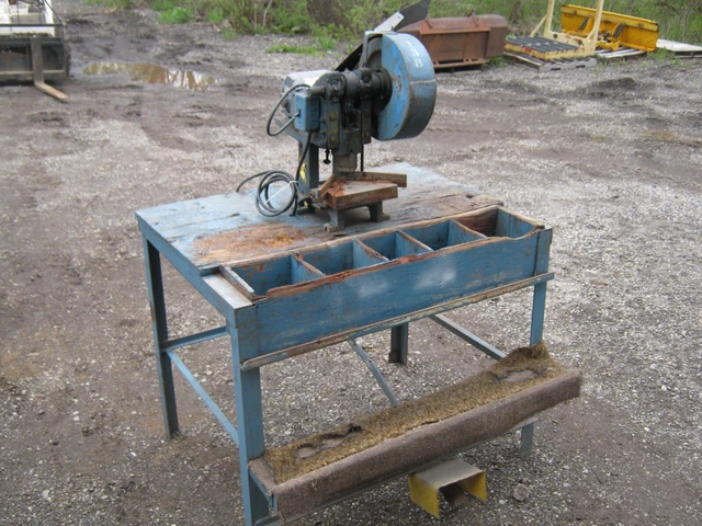 Alva F Allen model B-2 Bench Top Punch Press w/ Foot Trip 1/2HP Motor