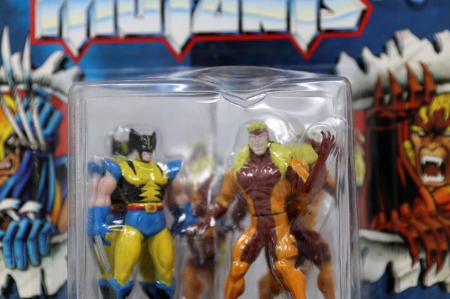 1994 Toybiz Marvel X-Men Steel Mutants Wolverine Vs Sabertooth Moc
