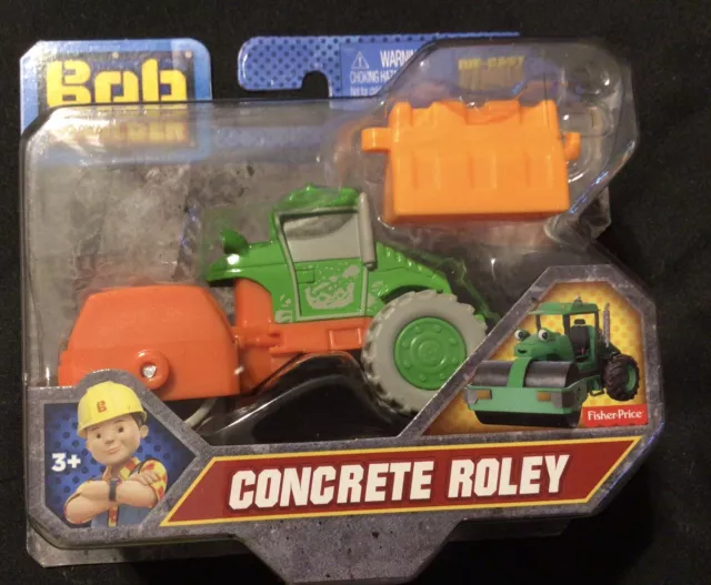Fisher Price Bob the Builder Die Cast Vehicle Concrete Roley New