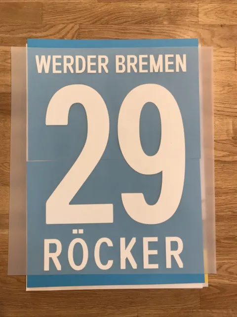 Werder Bremen Aufdruck 29 Röcker Für Erw. Trikots