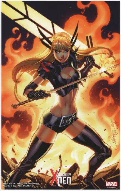 11 X 17 Print Extraordinary X-Men 1 Magik J Scott Campbell Nei Ruffino 2015