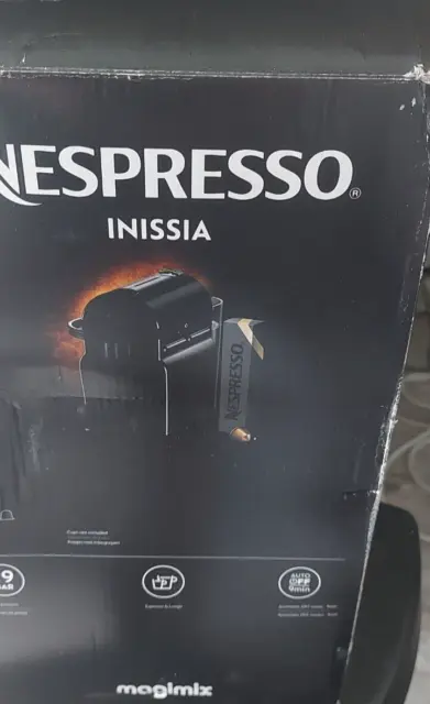 Magimix - nespresso Inissia - D40 M105 - Black - Capsule Machine - New