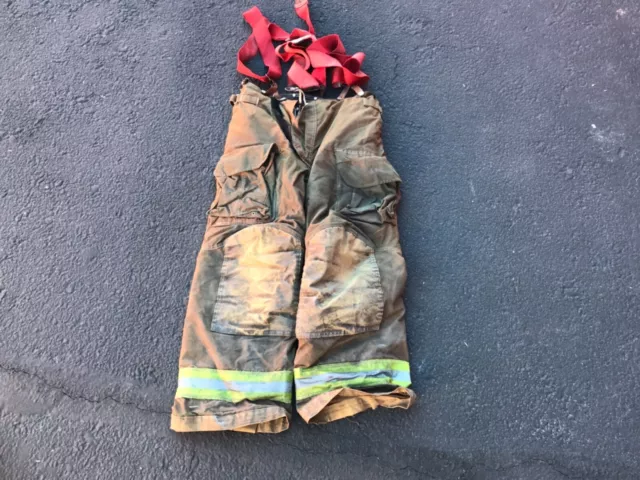 Janesville FireFighter Bunker TurnOut Gear Pants W/ Liner 2006  38R #39