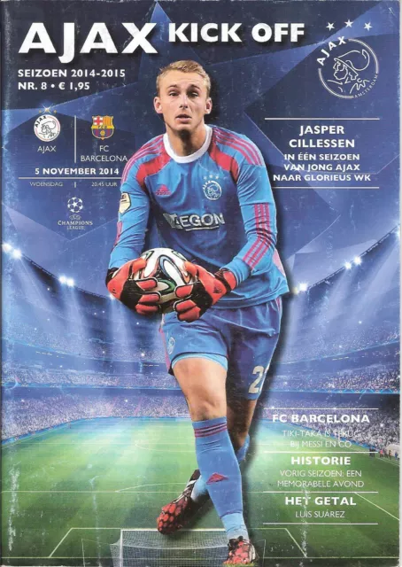 HOLLAND Ajax Amsterdam 2014/15 v FC Barcelona Champions League