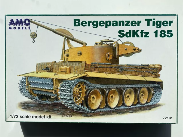 AMC Models No 72101 - Sd.Kfz. 185 Bergepanzer Tiger - 1:72 Unvollständig OVP