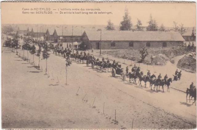 G162 Bourg Léopold - Camp Militaire De Beverloo - Retour De L'artillerie 