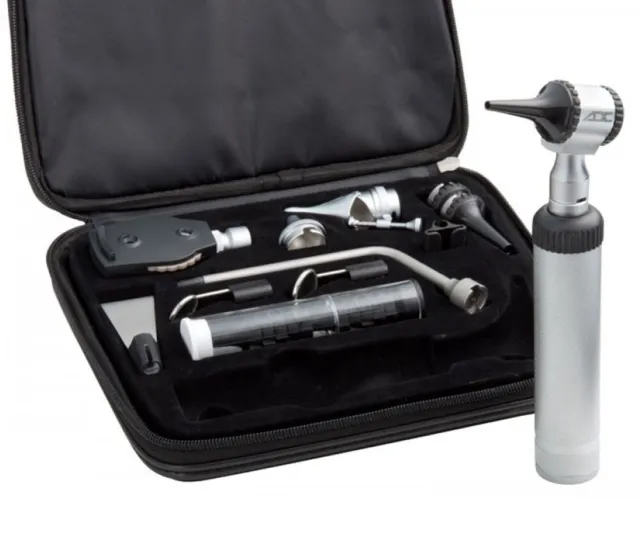 ADC Proscope 2.5V Otoscope Opthalmoscope Complete Diagnostic Instrument Set 5215