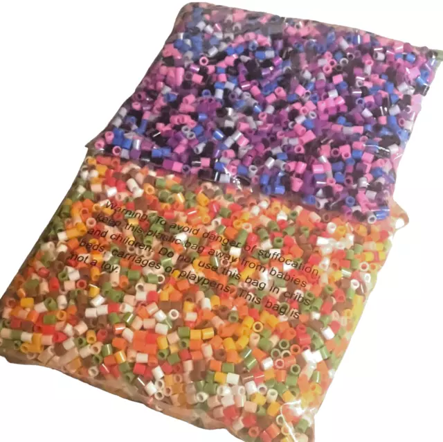 Fuse Beads 5mm Multicolor Opaque Lot 12.5 Ounce Crafting Supplies Melt Beads