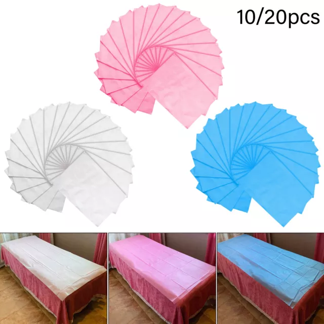 10/20pcs Massage Beauty Waterproof Disposable Non Woven Bed Table Cover Sheets