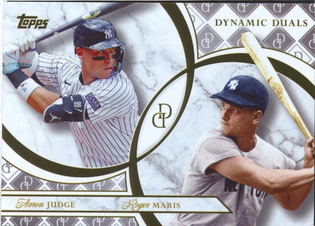 2024 TOPPS DYNAMIC Duals #45 Judge/Maris - spedizione gratuita EUR 2,79 ...