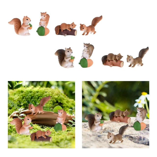 Logbuch-Verlag Lot De 10 Petites Figurines De Hérisson - Décoration De