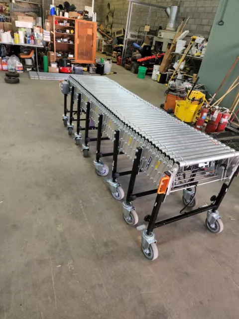 New Bestflex roller 24 inch Powerized Conveyor 24 Foot long New Bestflex roller 24 inch Powerized Conveyor 24 Foot long