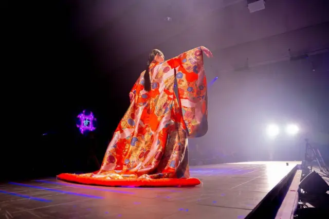 Kimono Japanese Wedding Costume Iro Uchikake from japan