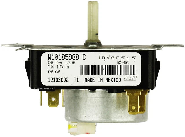 Whirlpool Dryer WPW10185988 W10185988 Timer