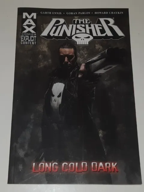 Punisher Long Cold Dark Graphic Novel By Garth Ennis 1st Edition Marvel Max RARE