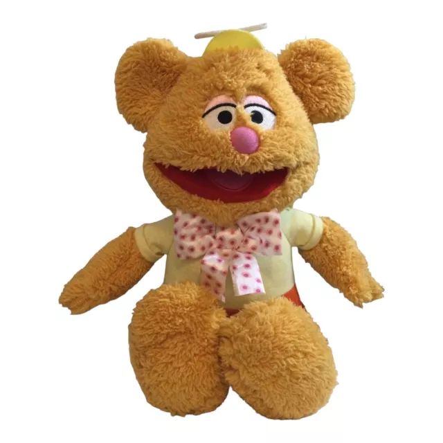 Disney Jim Henson Muppet Babies Fozzie Bear Animated Plush Stuffed Toy 15”