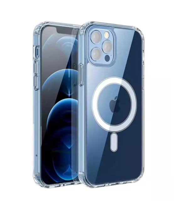 Magsafe Hülle iPhone 15 14 13 12 Pro Max Mini Plus Handy Schutzhülle Case
