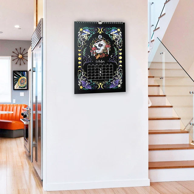 MOON DATES 2025 2025 Elf Series Calendar Planner with Moon Ornament