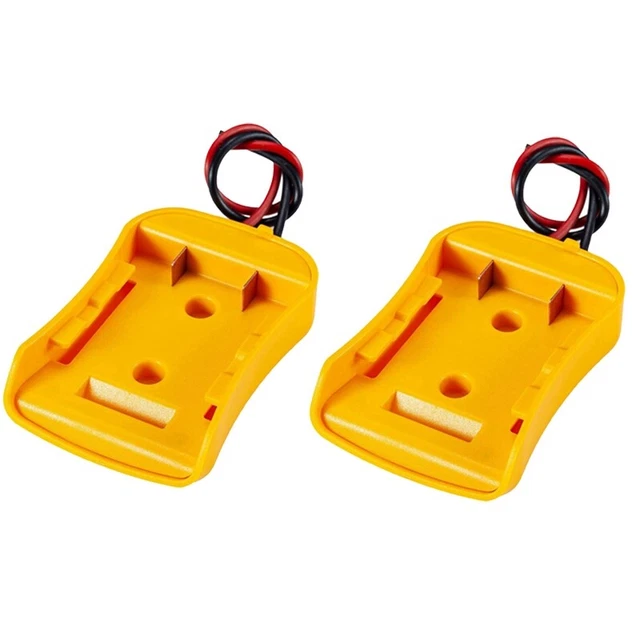 Adaptateur de Batterie 2 PièCes pour Batterie  20 V Connecteur D'Alimentation F1