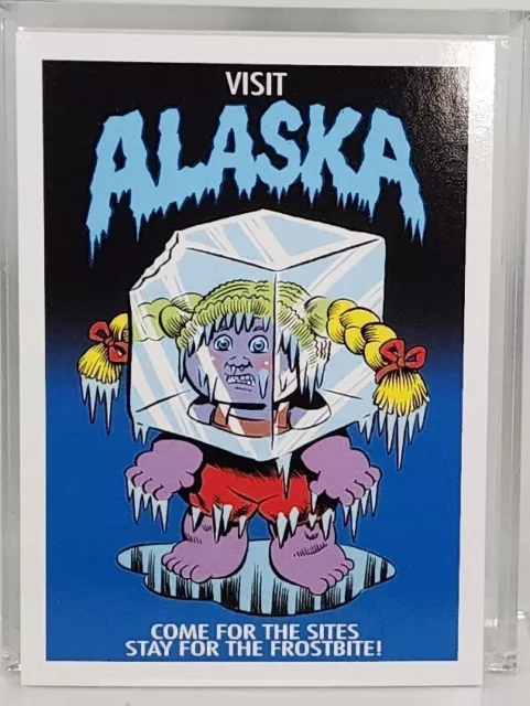 2023 TOPPS GARBAGE PAIL KIDS GPK GO ON VACATION TRAVEL STICKERS #2 Alaska