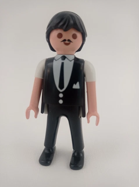 PLAYMOBIL personnage homme moderne serveur city 2 A2