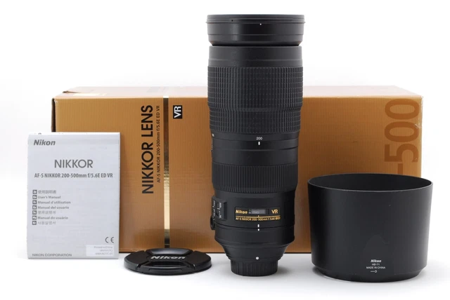 "Near Mint" Nikon AF-S NIKKOR 200-500mm F5.6E ED VR from Japan #A765